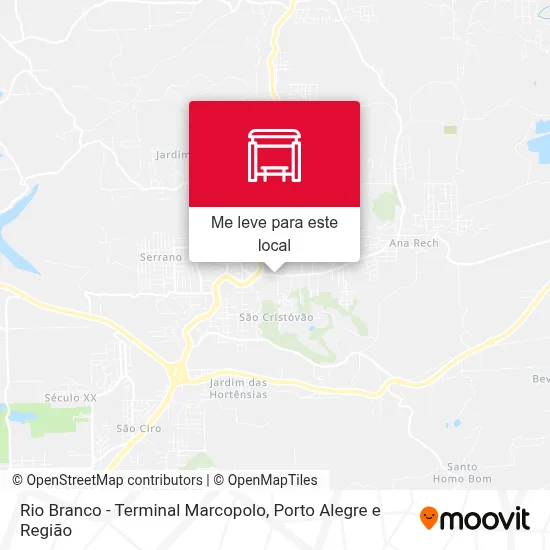 Rio Branco - Terminal Marcopolo mapa