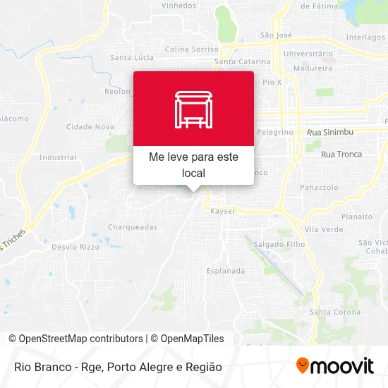 Rio Branco - Rge mapa