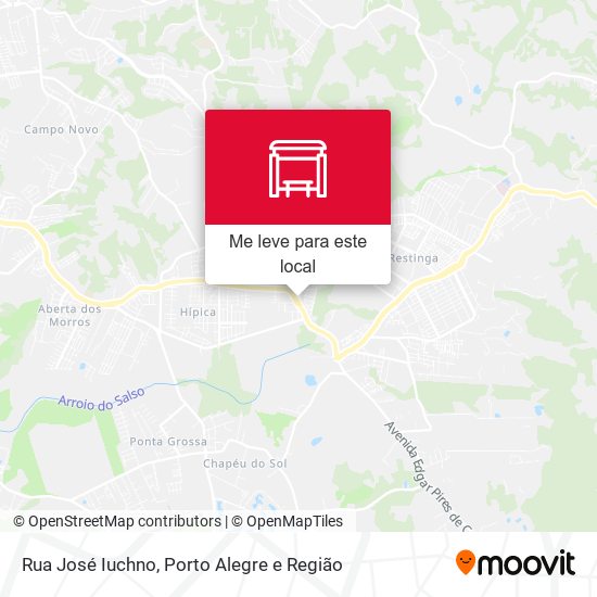 Rua José Iuchno mapa
