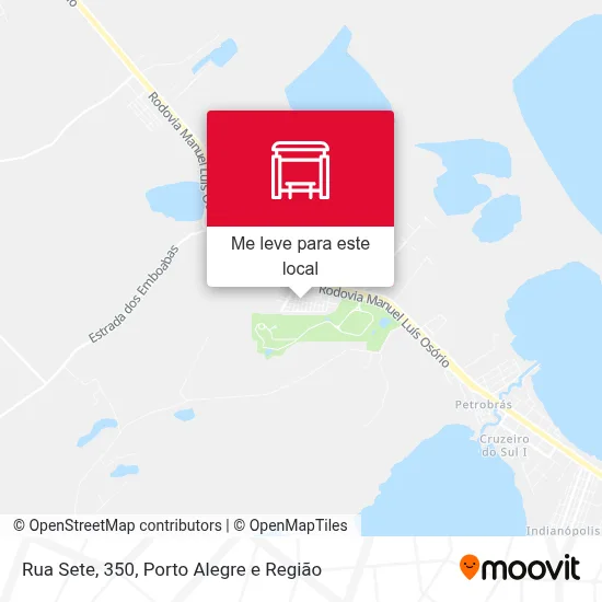 Rua Sete, 350 mapa