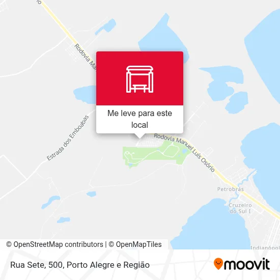 Rua Sete, 500 mapa