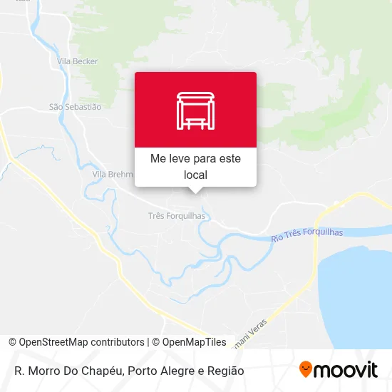 R. Morro Do Chapéu mapa