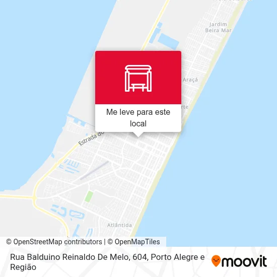 Rua Balduino Reinaldo De Melo, 604 mapa