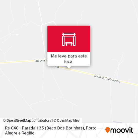 Rs-040 - Parada 135 (Beco Dos Botinhas) mapa