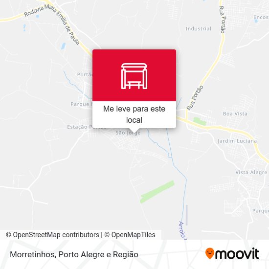 Morretinhos mapa