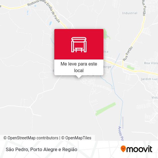 São Pedro mapa