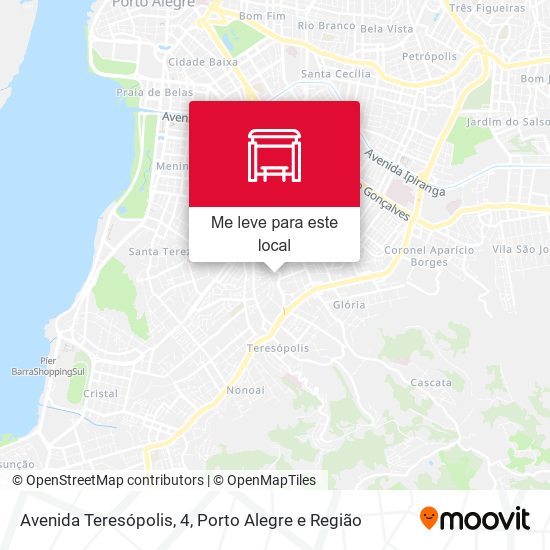 Avenida Teresópolis, 4 mapa