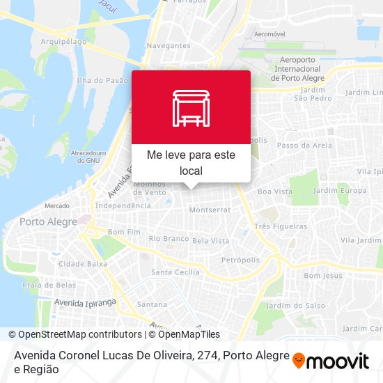 Avenida Coronel Lucas De Oliveira, 274 mapa