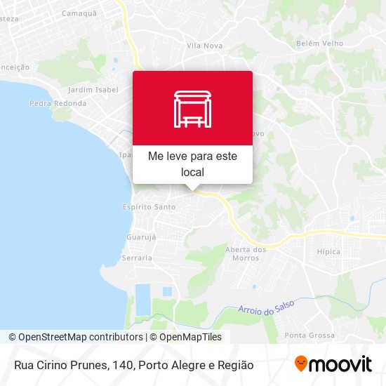 Rua Cirino Prunes, 140 mapa