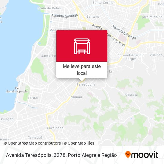 Avenida Teresópolis, 3278 mapa