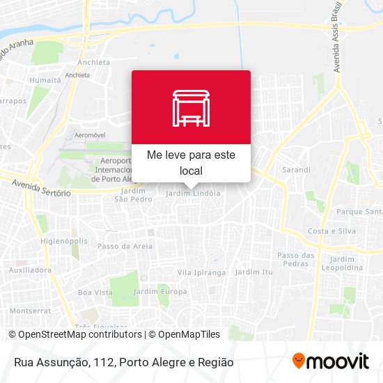 Rua Assunção, 112 mapa