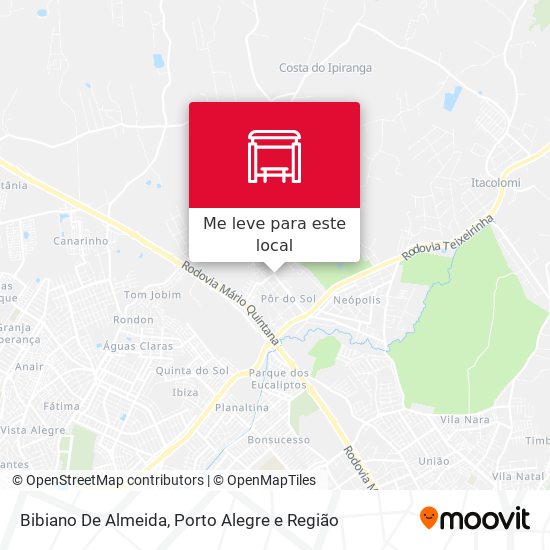 Bibiano De Almeida mapa
