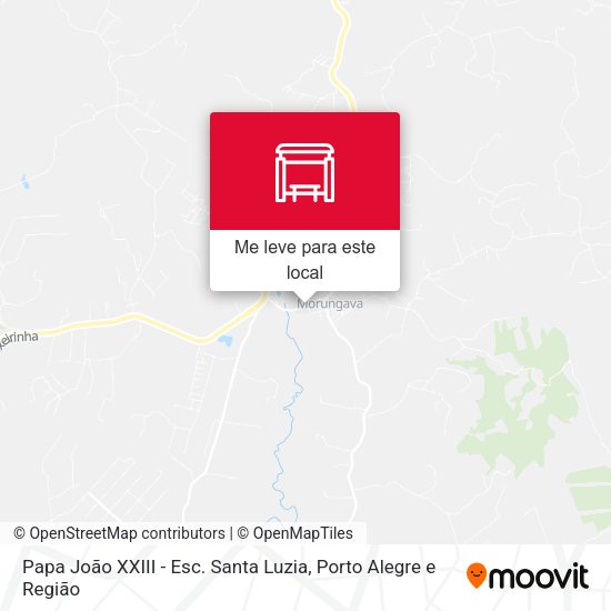Papa João XXIII - Esc. Santa Luzia mapa