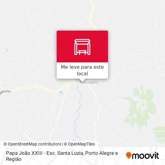Papa João XXIII - Esc. Santa Luzia mapa