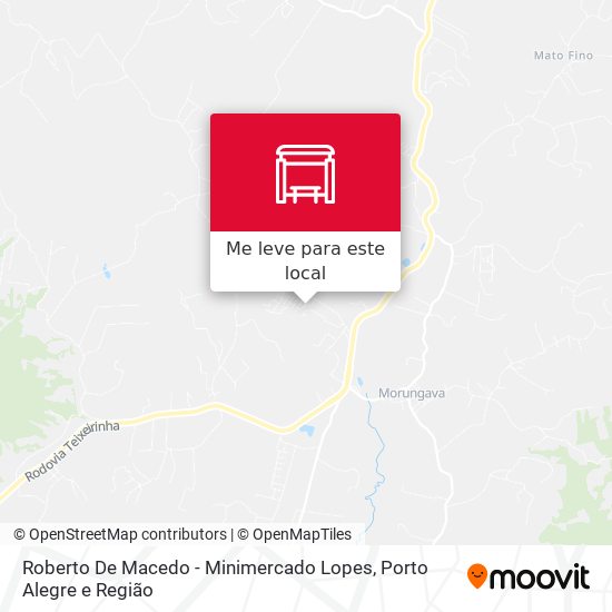 Roberto De Macedo - Minimercado Lopes mapa