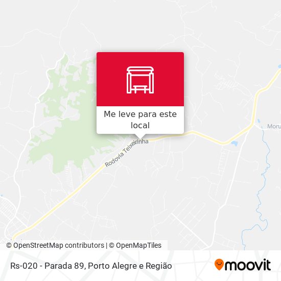 Rs-020 - Parada 89 mapa