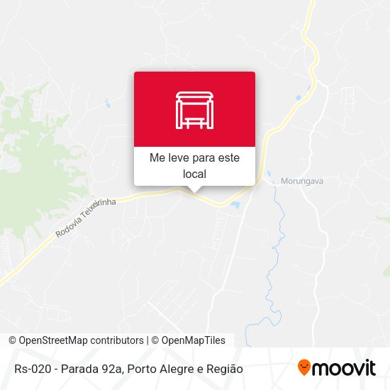 Rs-020 - Parada 92a mapa