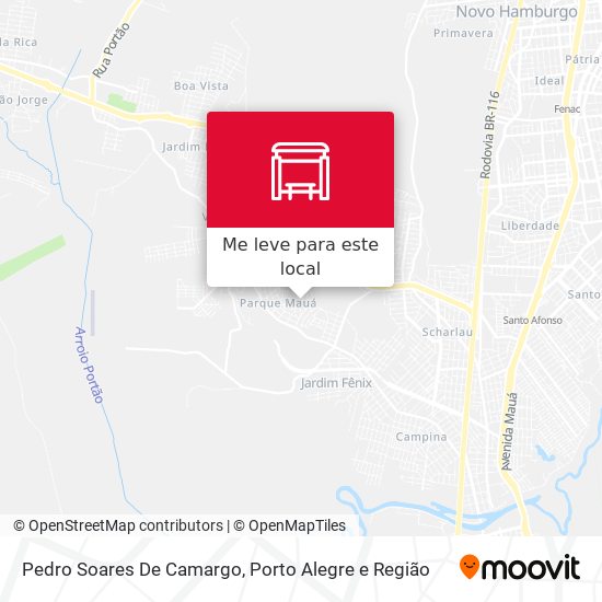 Pedro Soares De Camargo mapa