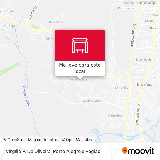 Virgílio V. De Oliveira mapa