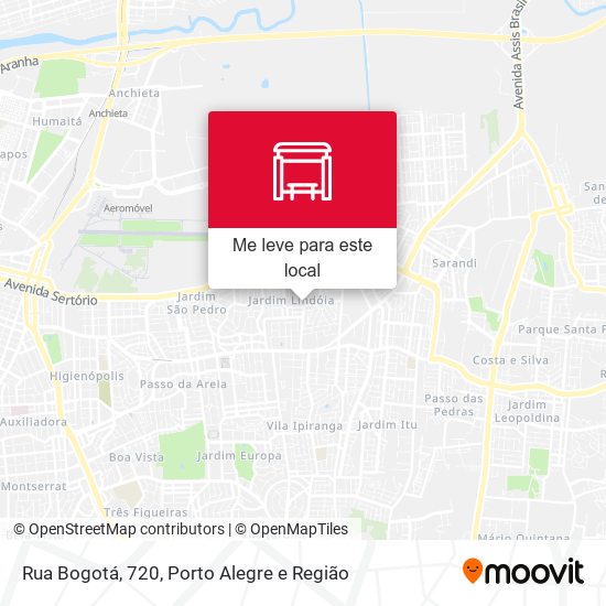 Rua Bogotá, 720 mapa