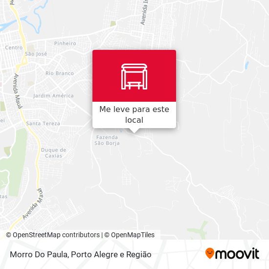 Morro Do Paula mapa