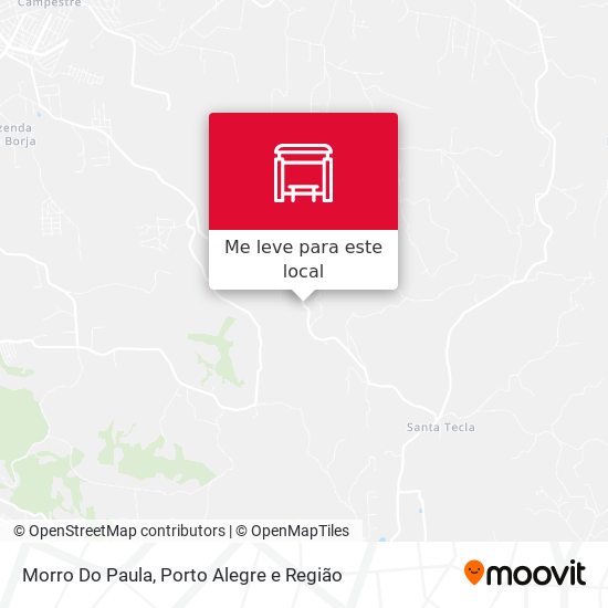 Morro Do Paula mapa
