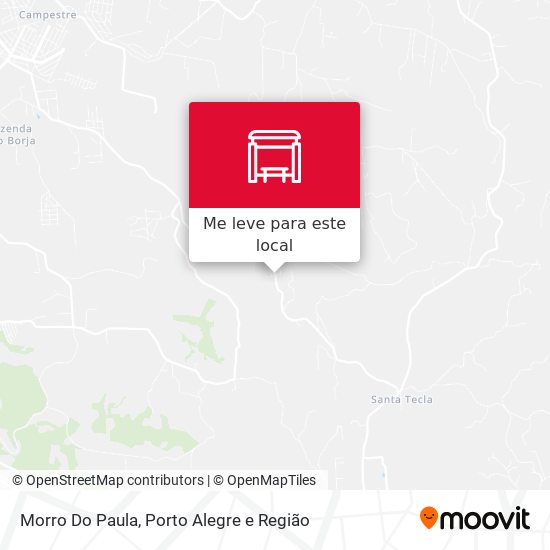 Morro Do Paula mapa