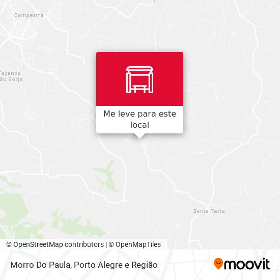 Morro Do Paula mapa