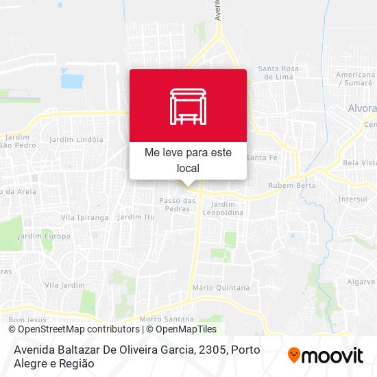 Avenida Baltazar De Oliveira Garcia, 2305 mapa