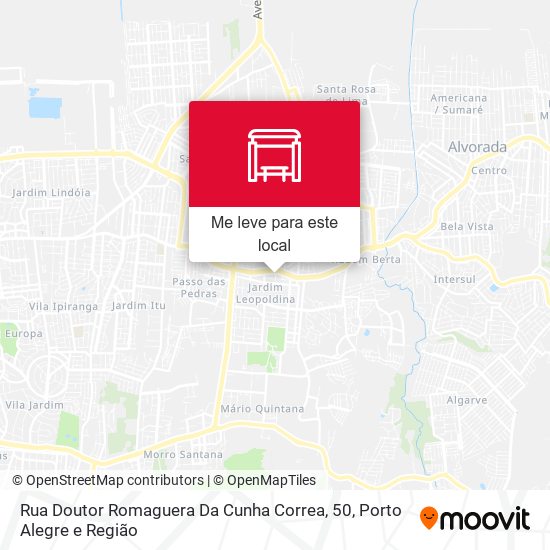 Rua Doutor Romaguera Da Cunha Correa, 50 mapa