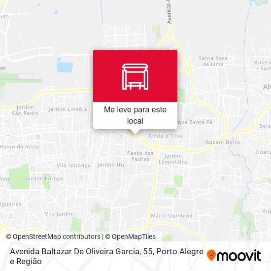 Avenida Baltazar De Oliveira Garcia, 55 mapa