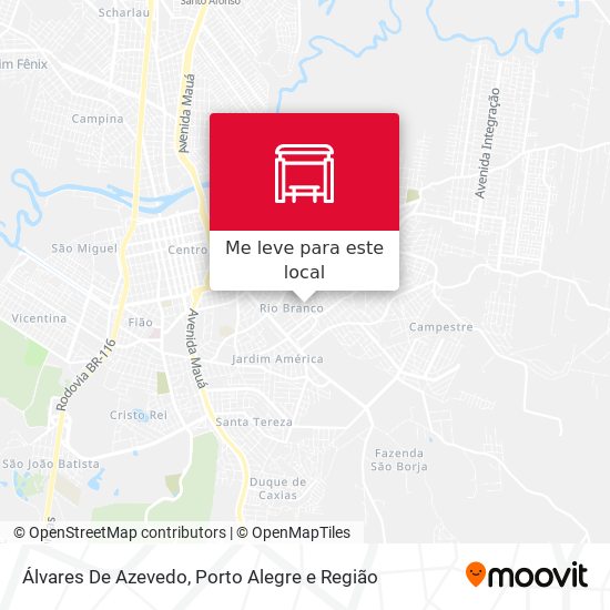 Álvares De Azevedo mapa