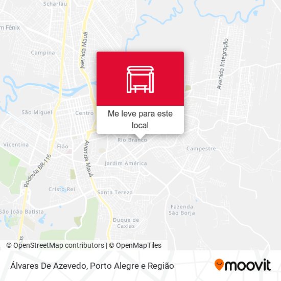 Álvares De Azevedo mapa
