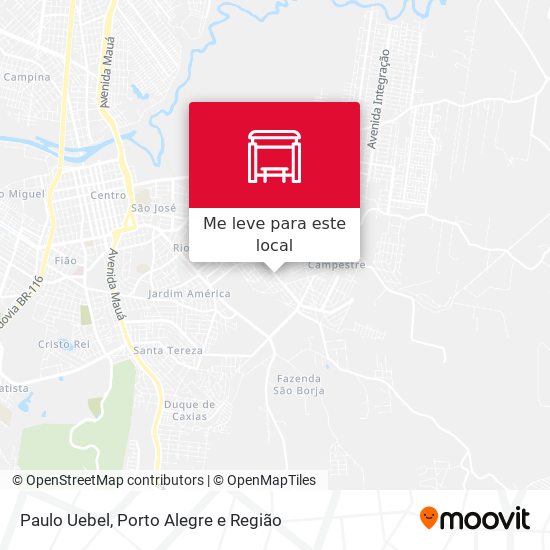 Paulo Uebel mapa