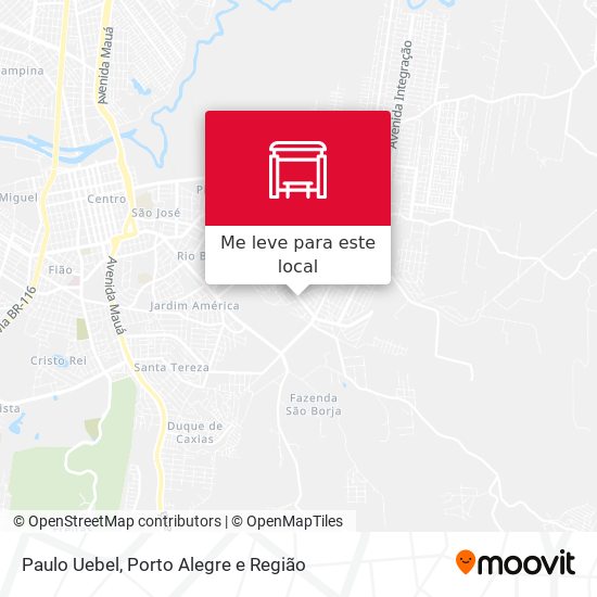 Paulo Uebel mapa