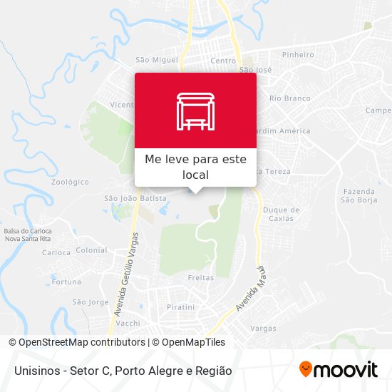 Unisinos - Setor C mapa
