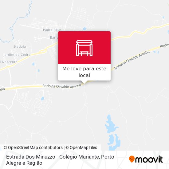 Estrada Dos Minuzzo - Colégio Mariante mapa