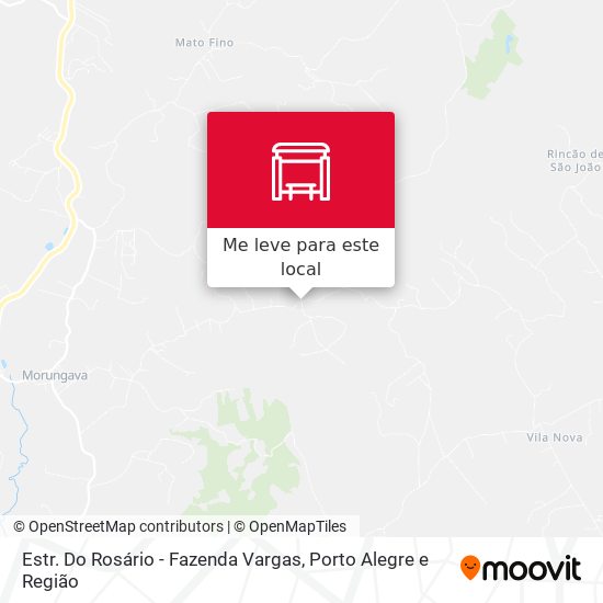 Estr. Do Rosário - Fazenda Vargas mapa