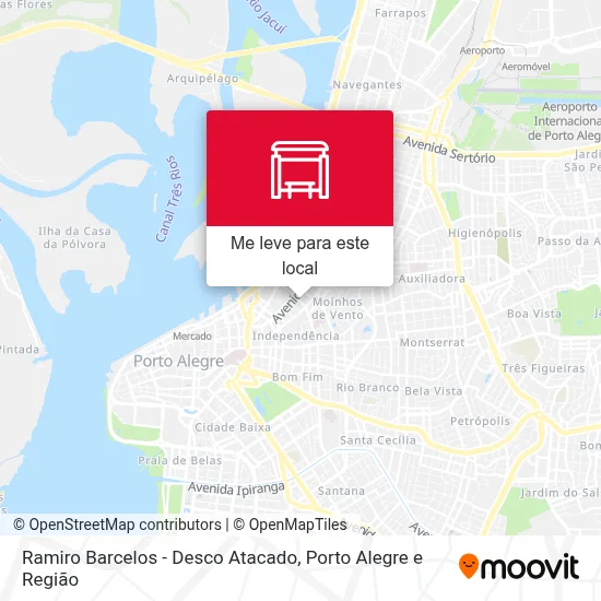 Ramiro Barcelos - Desco Atacado mapa