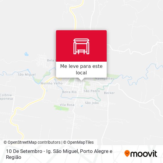 10 De Setembro - Ig. São Miguel mapa