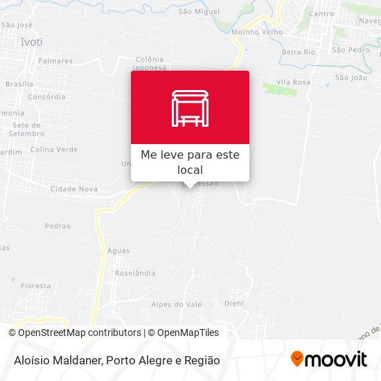 Aloísio Maldaner mapa