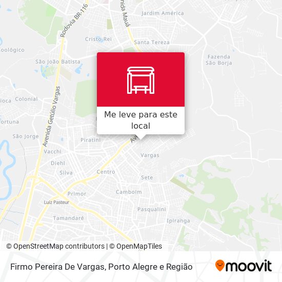 Firmo Pereira De Vargas mapa