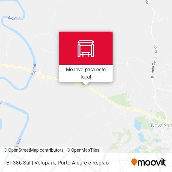 Br-386 Sul | Velopark mapa