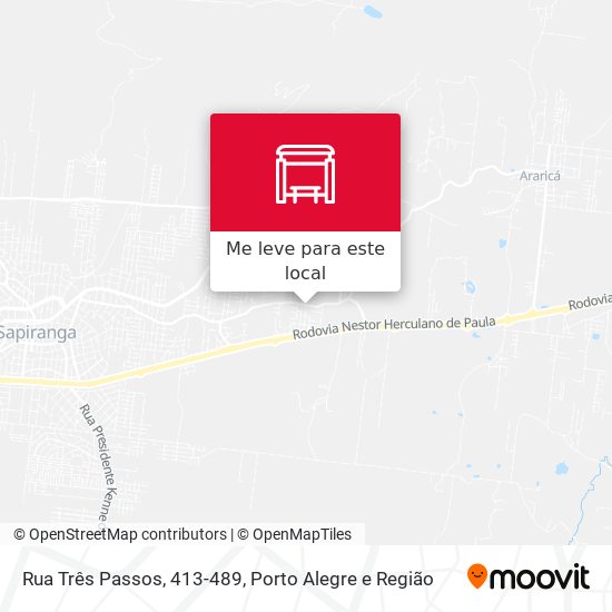 Rua Três Passos, 413-489 mapa