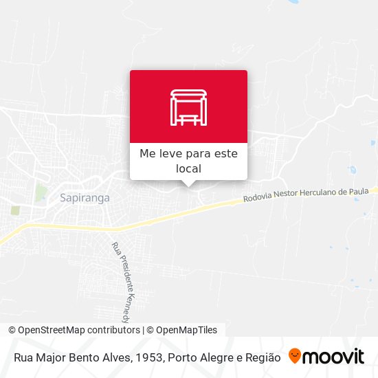 Rua Major Bento Alves, 1953 mapa