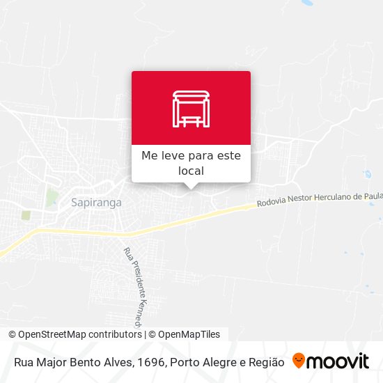Rua Major Bento Alves, 1696 mapa