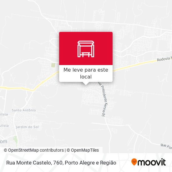 Rua Monte Castelo, 760 mapa