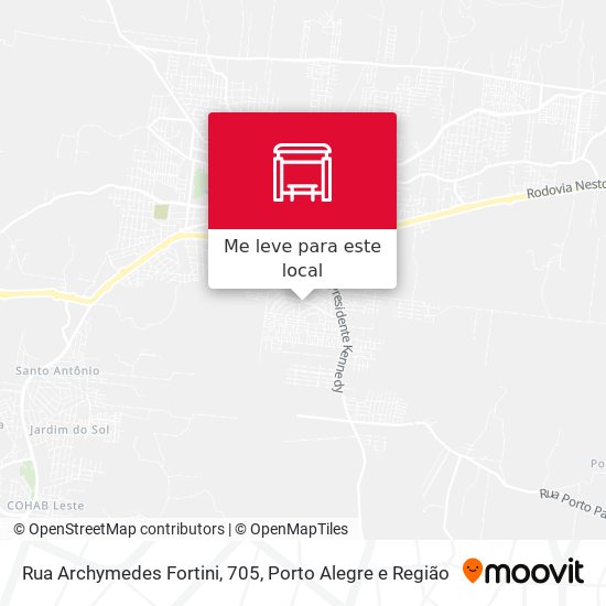 Rua Archymedes Fortini, 705 mapa