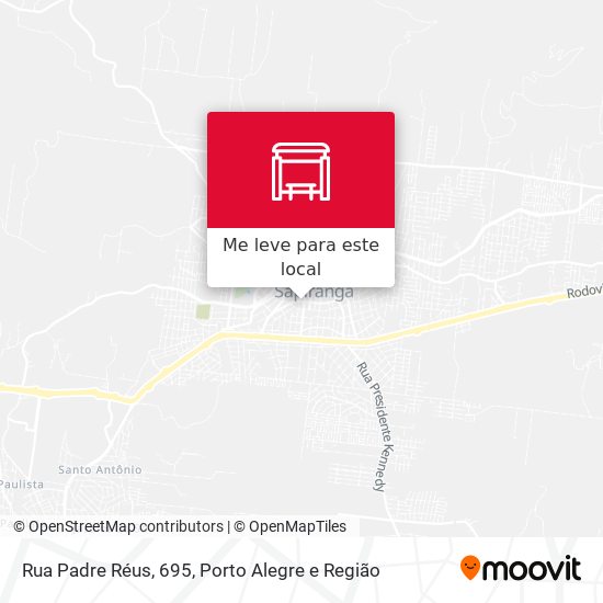 Rua Padre Réus, 695 mapa