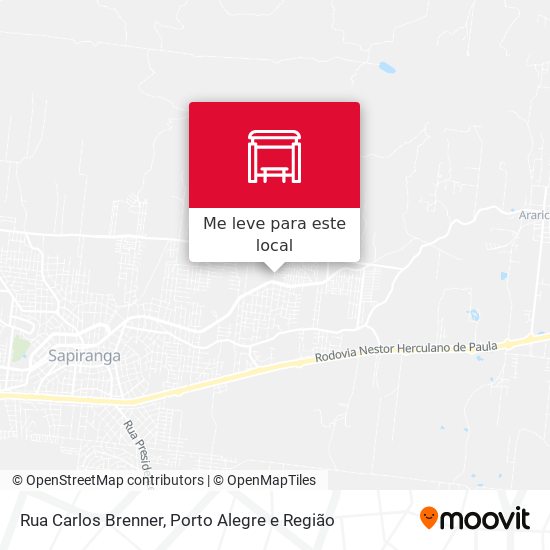 Rua Carlos Brenner mapa